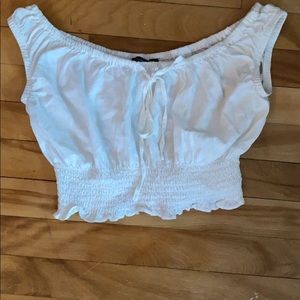 Off the shoulder crop top